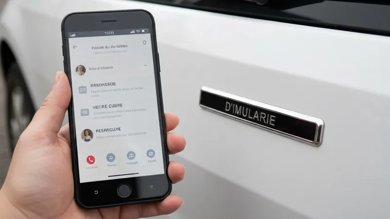 Applications mobiles pour l'immatriculation