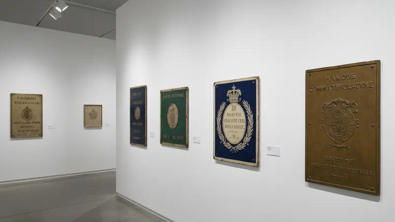 Art et plaques d'immatriculation