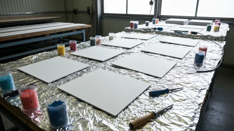 Consommation des matériaux pour les plaques