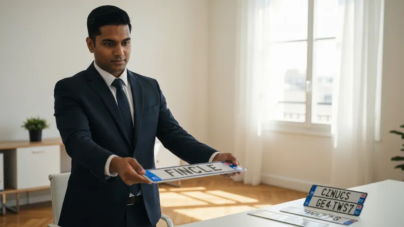 Démarches d'obtention de plaques