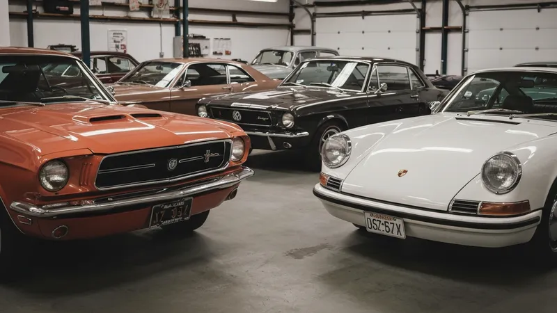 Plaques d'immatriculation et voitures de collection dans la culture populaire