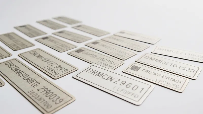 Signification des chiffres sur les plaques